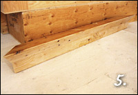 The Hampton Mantel in Knotty Alder